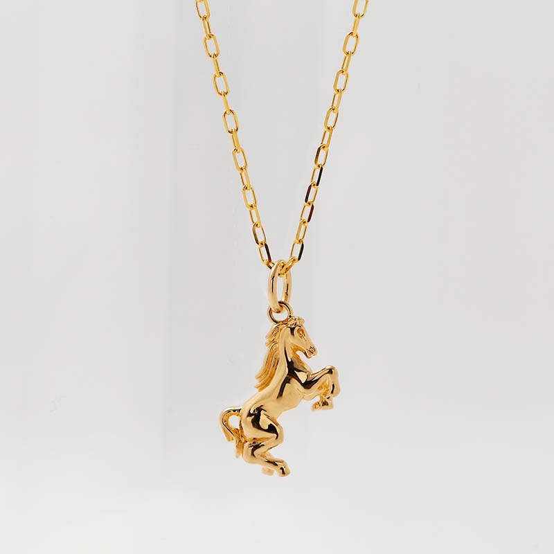 K18YG ホースチャーム Horse Charm - K18YG Plated（ホースチャーム - K18イエローゴールド