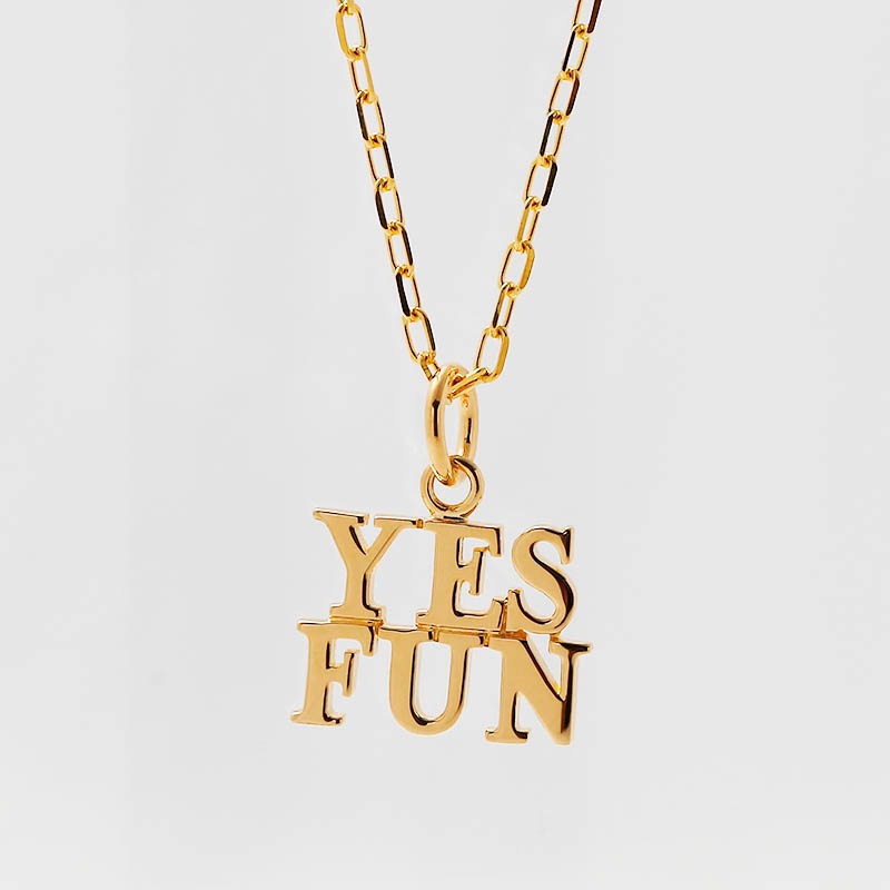 YES FUN Charm - K18YG Plated（イエスファンチャーム - K18イエローゴールドコーティング）　SYMPATHY OF SOUL Style（シンパシーオブソウルスタイル)