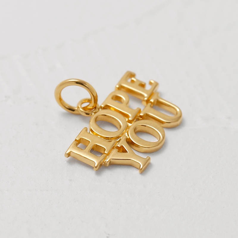 HOPE YOU Charm - K18YG Plated（ホープユーチャーム - K18