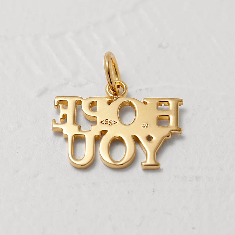 HOPE YOU Charm - K18YG Plated（ホープユーチャーム - K18