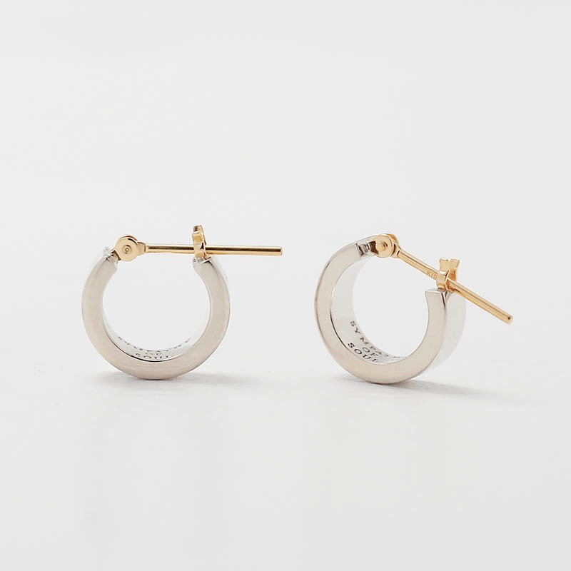Petit Hoop Pierce - Silver（プチフープピアス - シルバー）　SYMPATHY OF SOUL Style（シンパシーオブソウルスタイル)