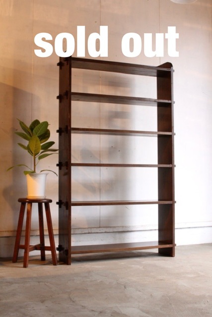 古道具　木製棚　本棚　飾り棚 本棚チェスト古道具ラック木製アンティーク