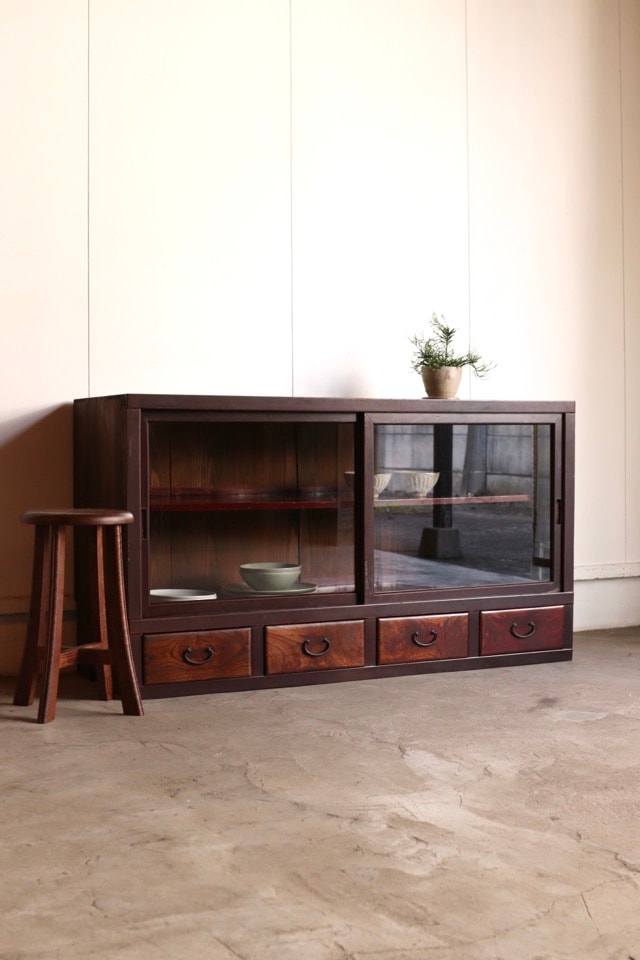 引戸棚/水屋箪笥,茶箪笥 | 古家具古道具 そうすけ