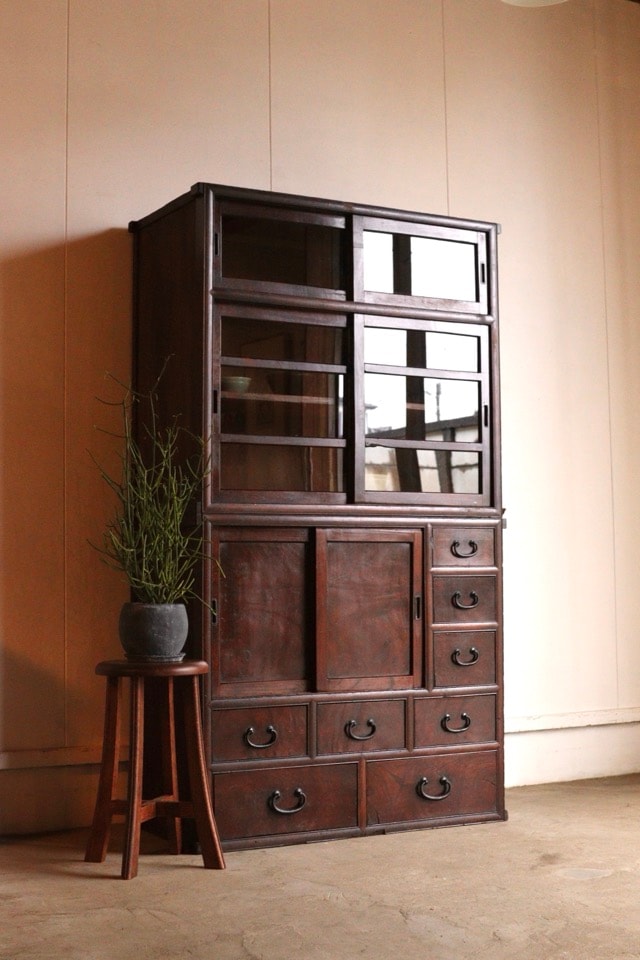 引戸棚/水屋箪笥,茶箪笥 | 古家具古道具 そうすけ