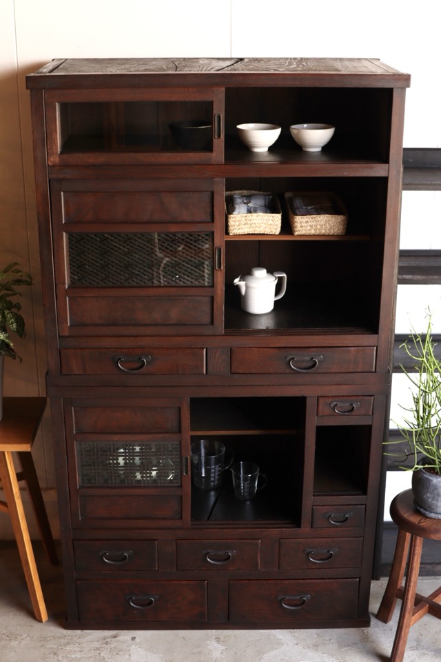 大幅値下げ！水屋箪笥　古家具 水屋箪笥 | 全ての商品 - 古家具古道具 そうすけ