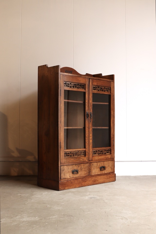 アンティーク　ガラス戸棚 ガラス戸棚 | 全ての商品 - 古家具古道具 そうすけ