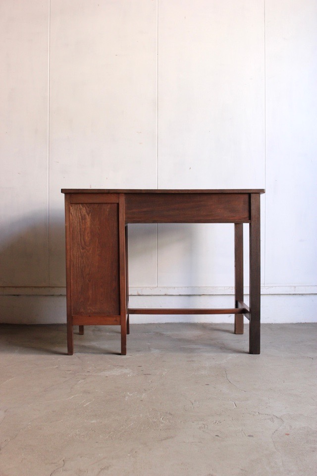 ケヤキ 片袖机 古道具 古家具 ケヤキ 片袖机 古道具 古家具