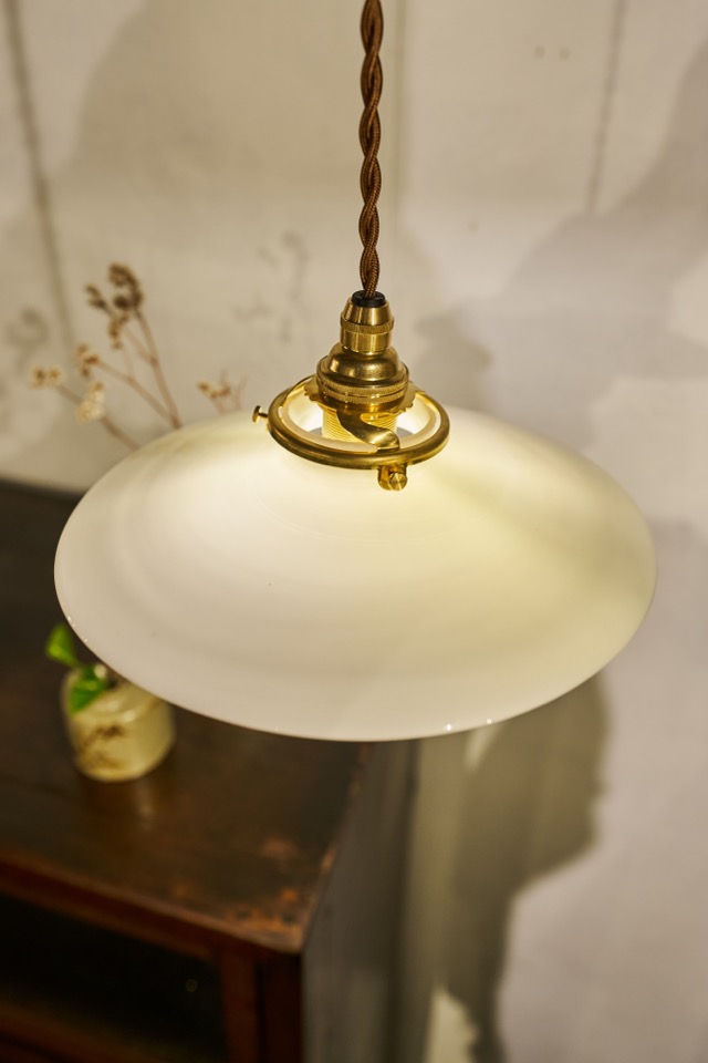 照明　平笠【真鍮】