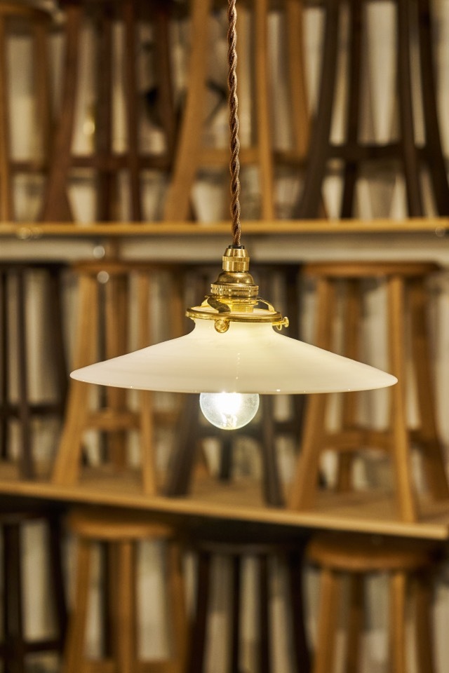 照明　平笠【真鍮】