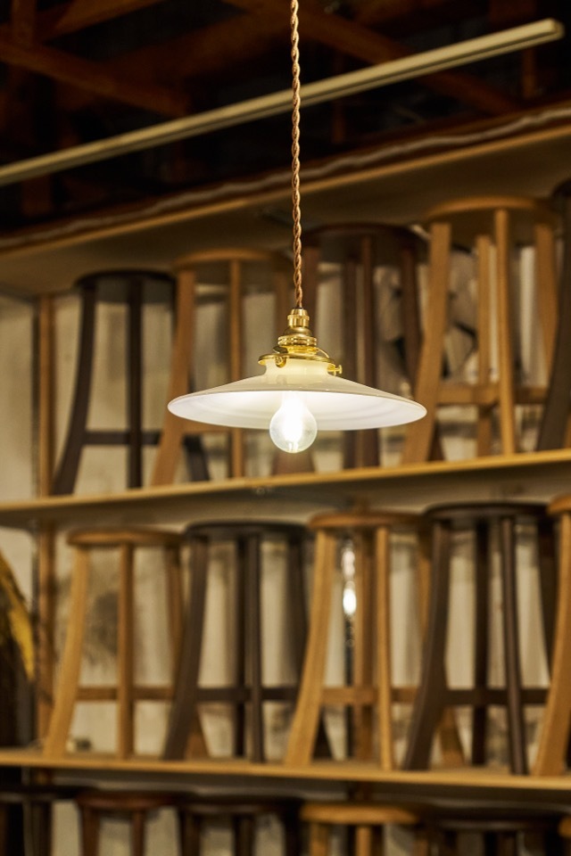 照明　平笠【真鍮】