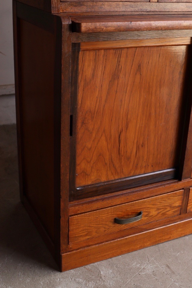 モールガラスの食器棚 | 全ての商品 - 古家具古道具 そうすけ