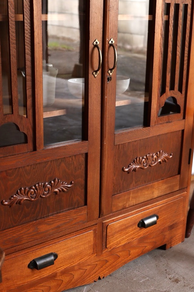 ガラス戸棚 | 全ての商品 - 古家具古道具 そうすけ