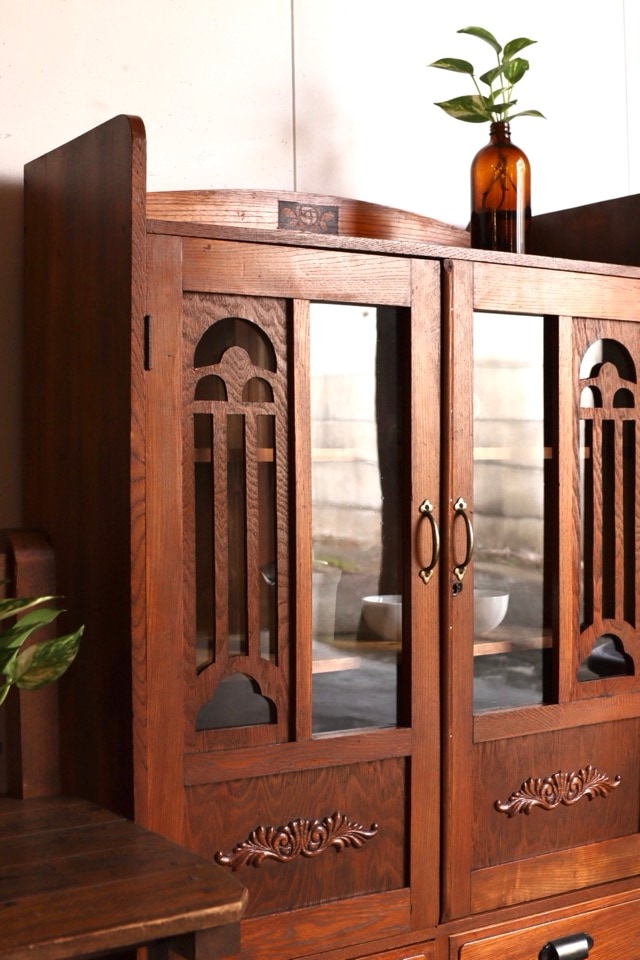 ガラス戸棚 | 全ての商品 - 古家具古道具 そうすけ