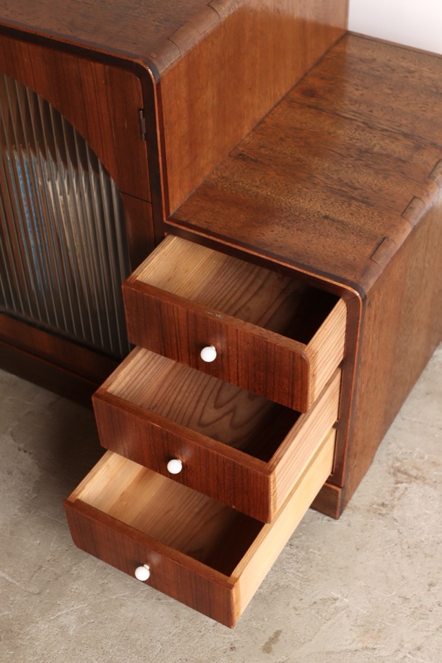 モールガラスの戸棚 | 全ての商品 - 古家具古道具 そうすけ