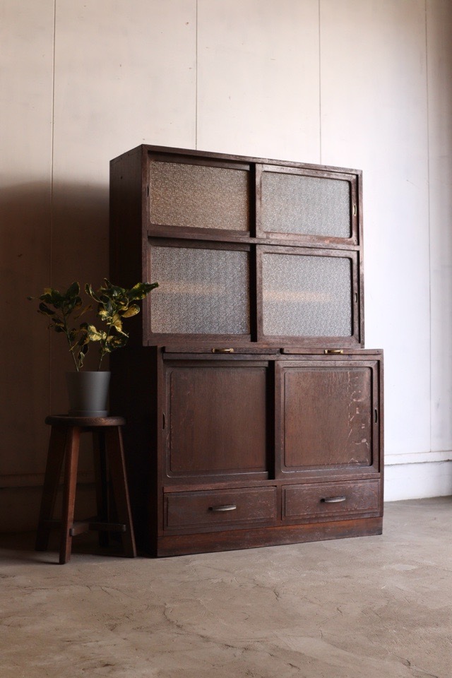 古食器棚　古家具 食器棚 | 全ての商品 - 古家具古道具 そうすけ