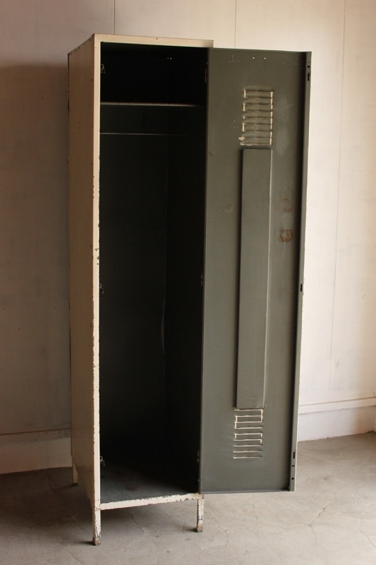 Japan Vintage 古い3連ロッカー 古家具 古道具 和製 ヴィンテージ USA ヴィンテージ ロッカー | 小物/その他,その他 - 古家具