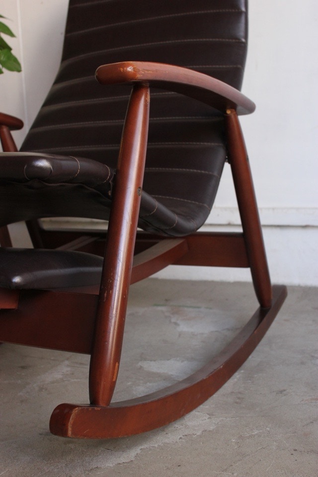 ロッキングチェア　古家具 松本民芸家具 ロッキングチェア 304F型 中古 民芸 伝統工芸 和モダン