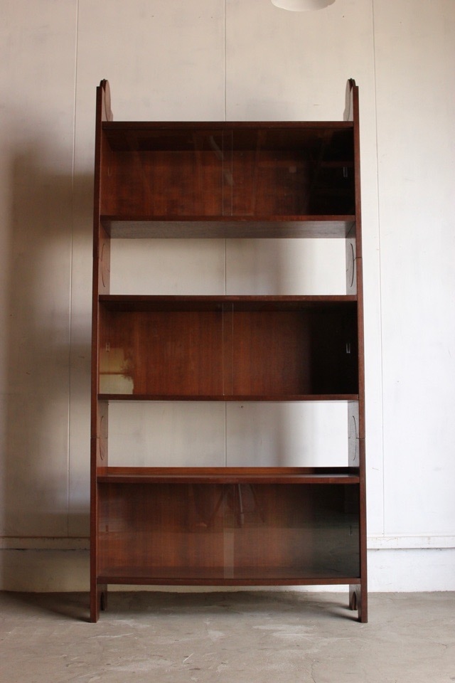 古家具 古道具 ブックシェルフ飾り棚 高さ107センチ（プロフ必読） 古家具 古道具 ブックシェルフ飾り棚 高さ107センチ（プロフ必読
