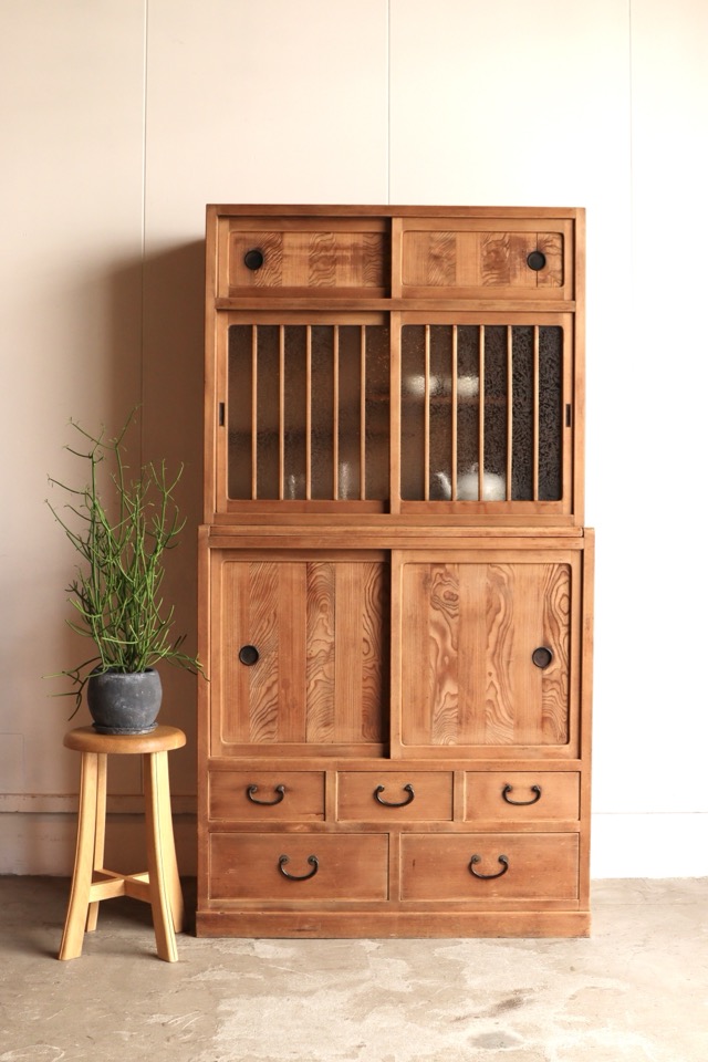 古食器棚　古家具 食器棚 | 全ての商品 - 古家具古道具 そうすけ