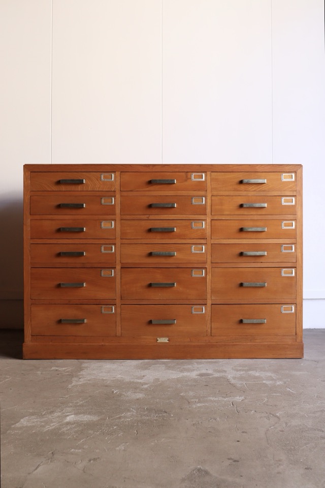 【Sau】T2【送料込み】活版印刷所から出た木のタンス【古道具】 Sau様専用】T2【送料込み】活版印刷所から出た木のタンス