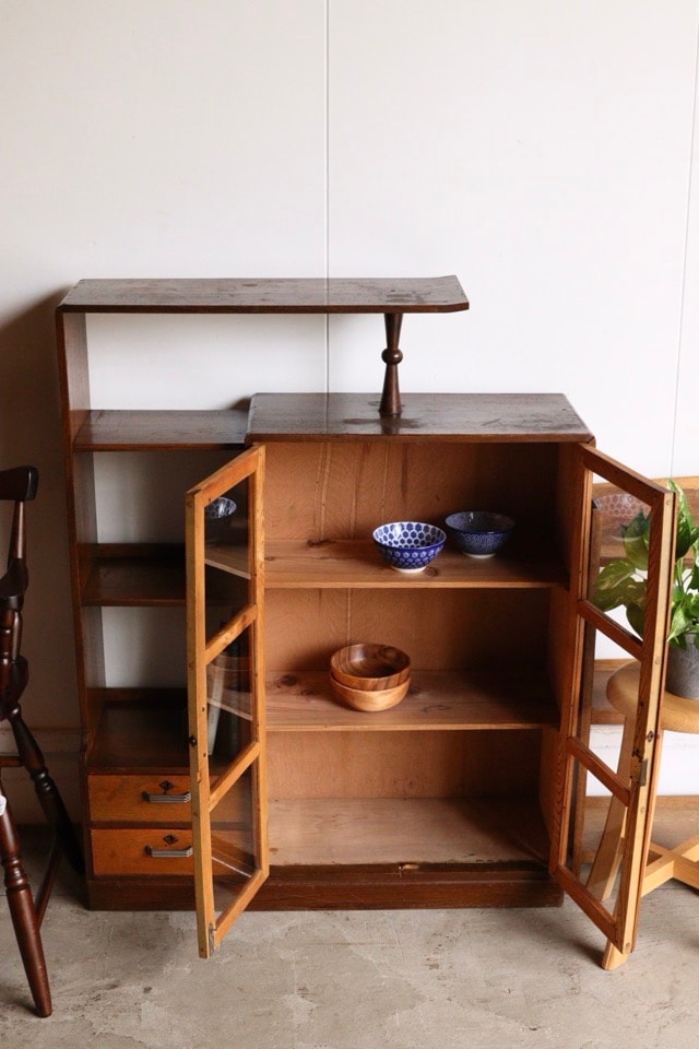 ガラス戸棚 | 全ての商品 - 古家具古道具 そうすけ