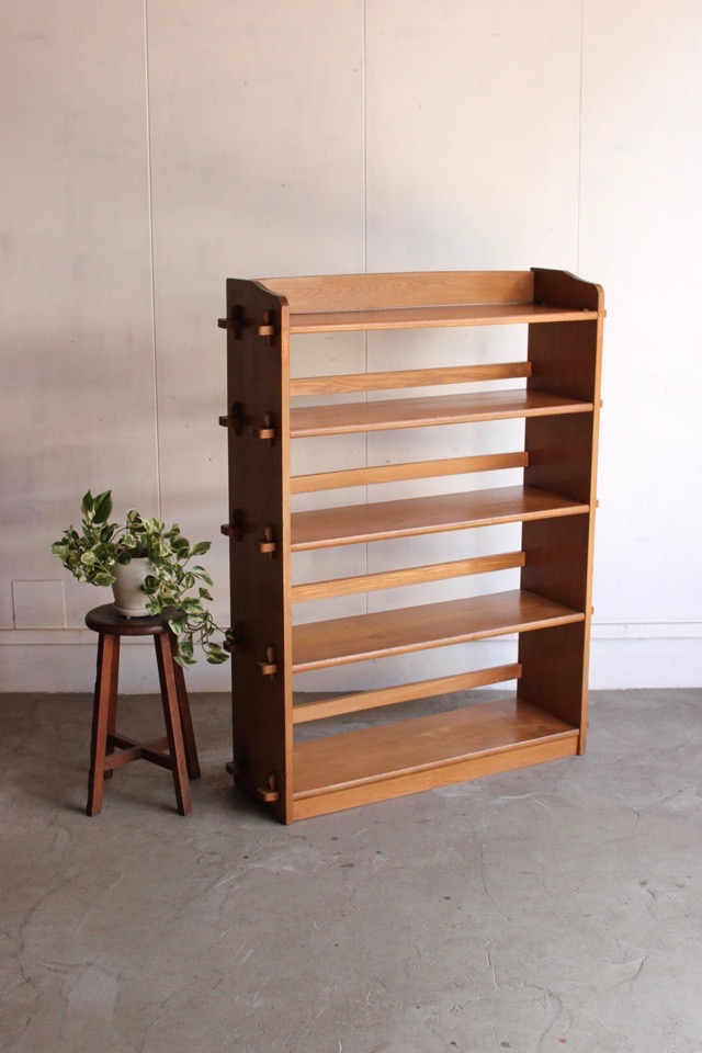 ヴィンテージ家具 くさびの本棚 5段 高さ約115㎝ 古道具 古家具 くさびの本棚 | 全ての商品 - 古家具古道具 そうすけ