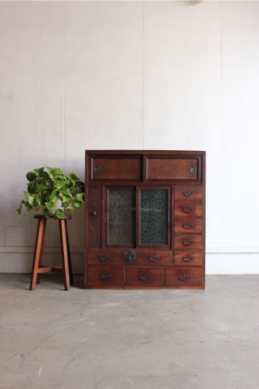 茶箪笥 | 引戸棚/水屋箪笥,茶箪笥 - 古家具古道具 そうすけ