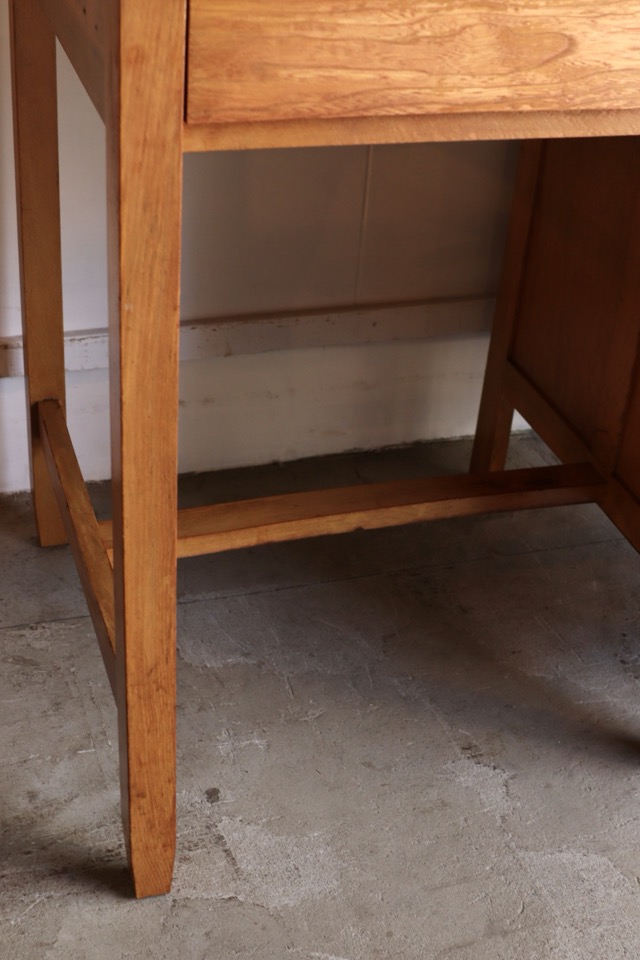 ケヤキ 片袖机 古道具 古家具 片袖机 | 全ての商品 - 古家具古道具 そうすけ