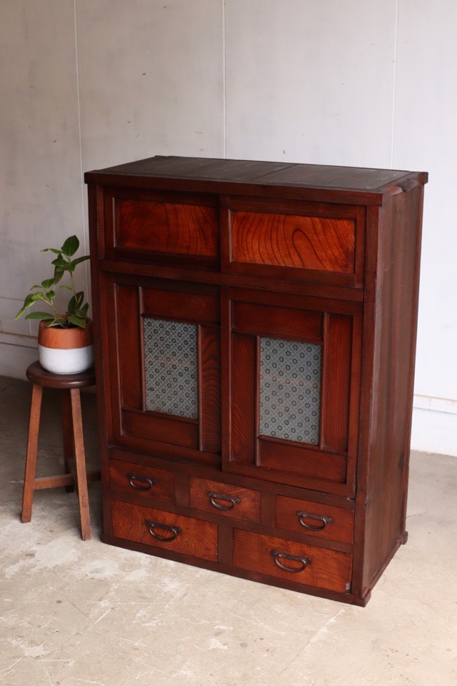 【美品】飾り棚 茶箪笥 茶道具 組木 工芸 骨董 飾り棚 茶箪笥 茶道具 組木 工芸 骨董