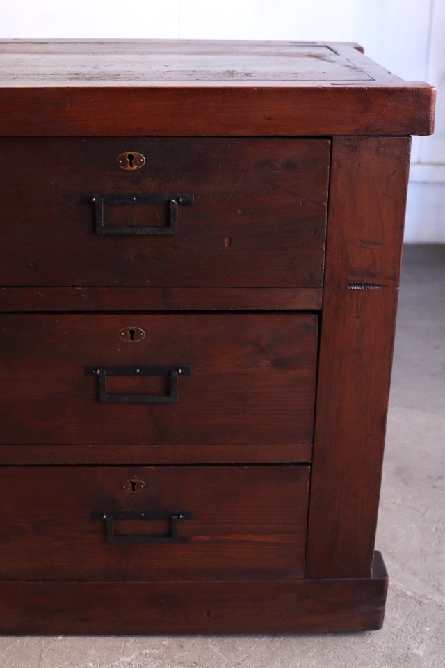 古い木味　二本松箪笥　引き出し2杯子引き出し2杯チェスト　古家具 古い木味 二本松箪笥 引き出し2杯子引き出し2杯チェスト 古家具 古い木