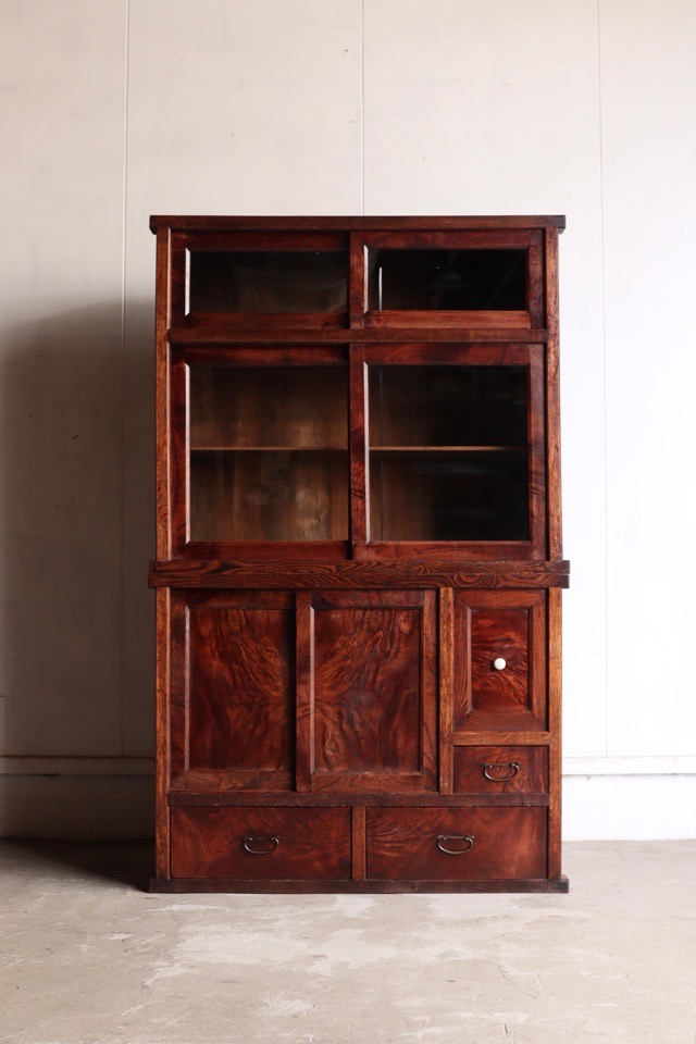 ゲ*ー様 古道具　茶箪笥　飾り棚 茶箪笥 | 全ての商品 - 古家具古道具 そうすけ