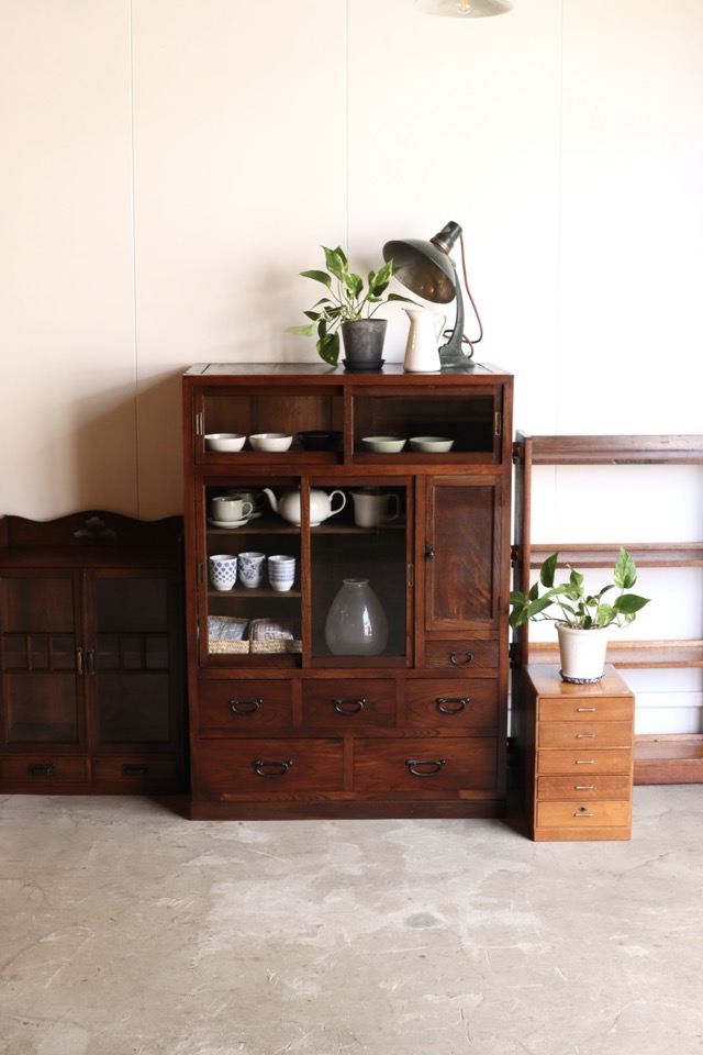 ☆Rate☆  古家具 引戸棚 引戸棚 | 全ての商品 - 古家具古道具 そうすけ