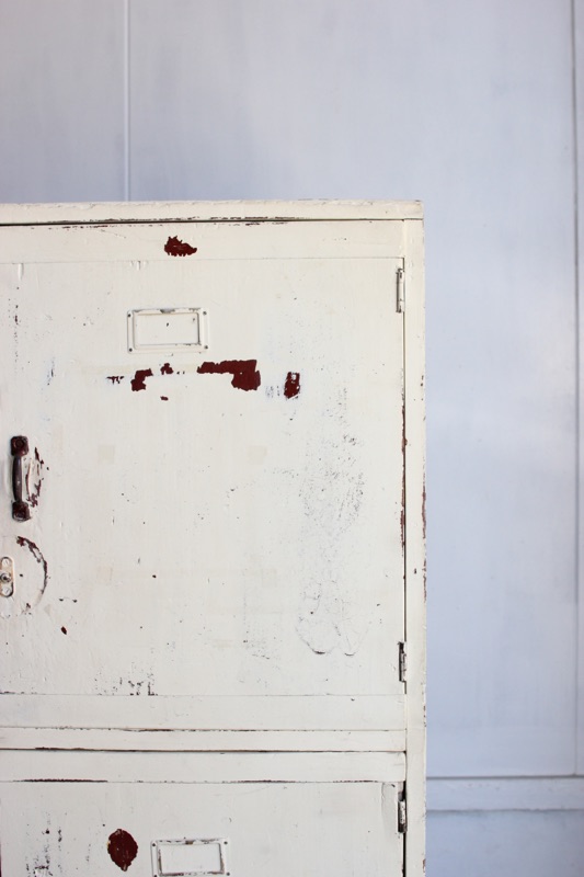 Japan Vintage 古い3連ロッカー 古家具 古道具 和製 ヴィンテージ Japan Vintage 古い3連ロッカー 古家具 古道具 和製 ヴィンテージ