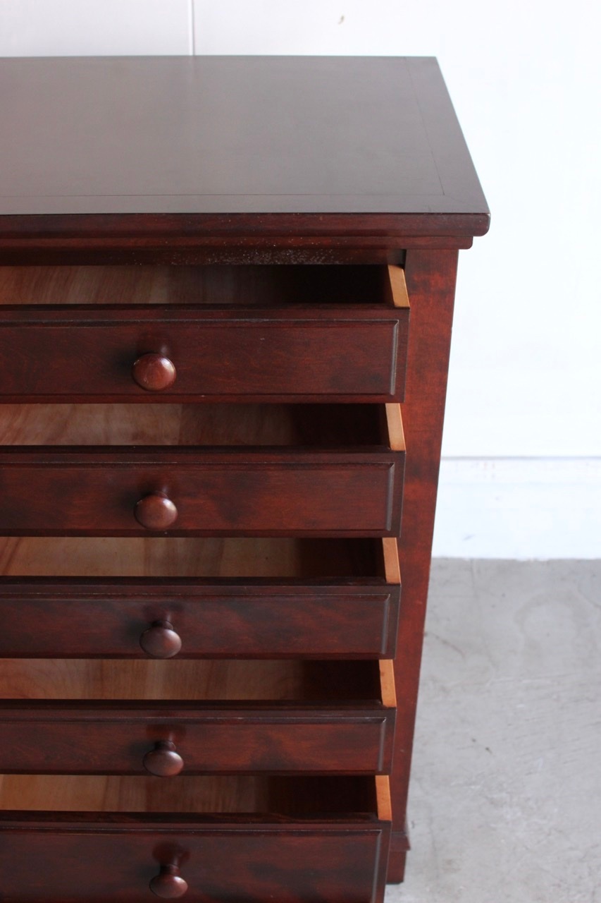 松本民芸家具6杯の引出し　