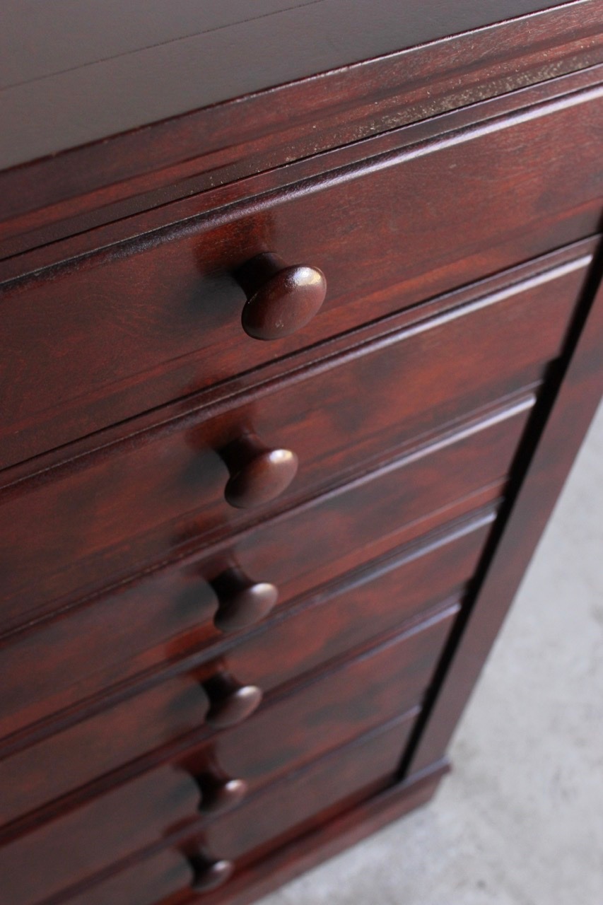 松本民芸家具6杯の引出し　