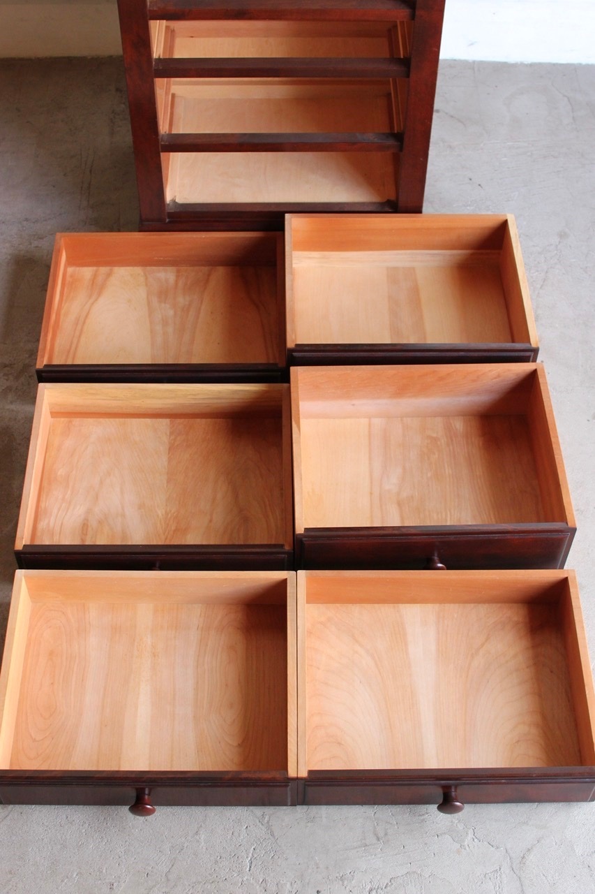 松本民芸家具6杯の引出し　