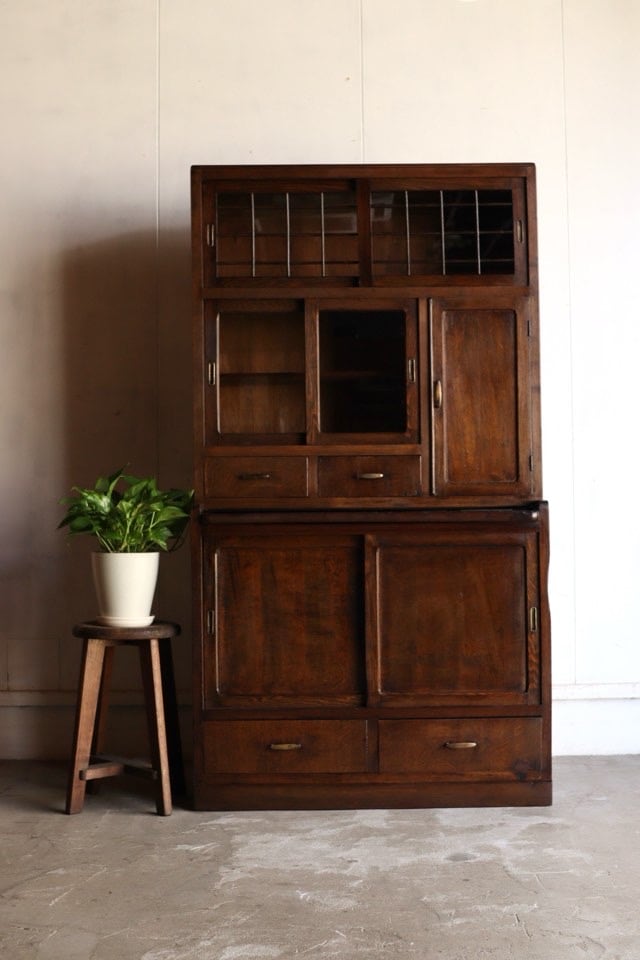 古食器棚　古家具 食器棚 | 全ての商品 - 古家具古道具 そうすけ