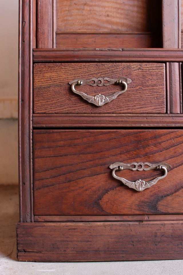 茶道具 短冊箱 桐製 旅箪笥 小物入 小物付 未使用 AI 2 茶道具