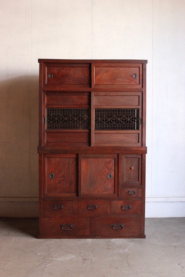 古家具 水屋箪笥 水屋箪笥 | 全ての商品 - 古家具古道具 そうすけ