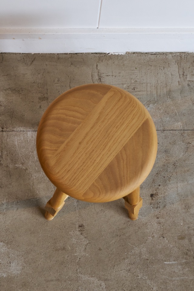 そうすけの丸椅子　ろくろ脚 