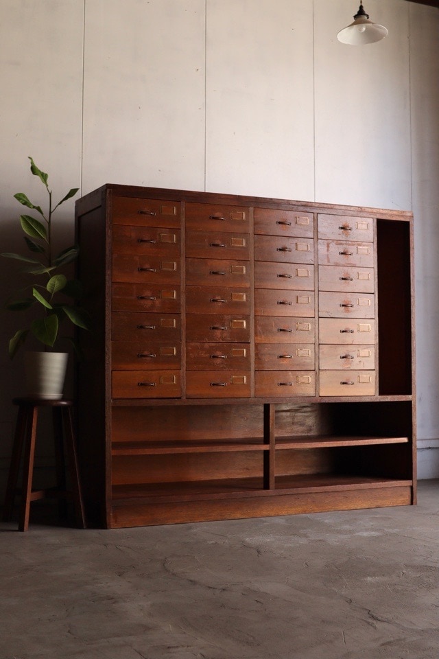 楢(ナラ)材5杯小引き出し　古道具 古家具 アンティーク お値下げ中です 楢(ナラ)材の5杯小引き出し 古道具 古家具 アンティーク