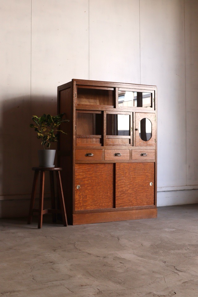 入手困難品 高級 茶箪笥 アンティーク 日本製 古物 茶道具 茶道 黒檀