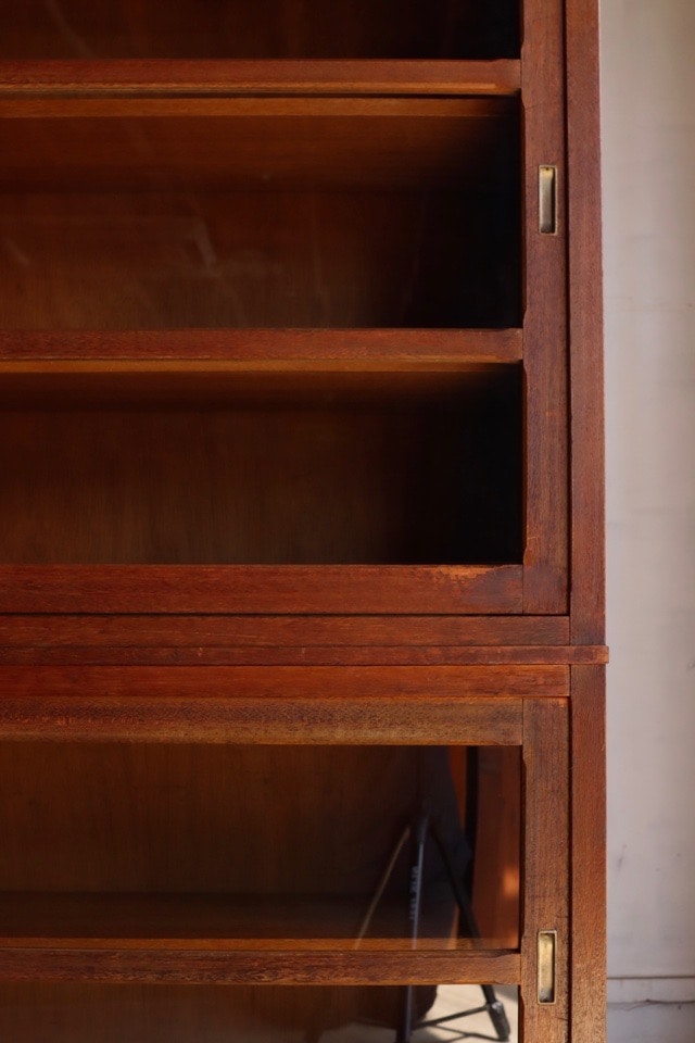 カリモク*茶箪笥 茶棚 水屋 小型*幅77センチ*