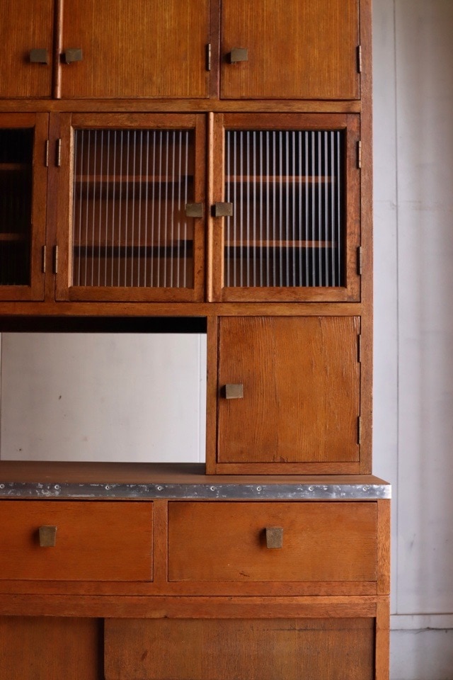 収納棚５段　古家具　食器棚 食器棚 | 全ての商品 - 古家具古道具 そうすけ