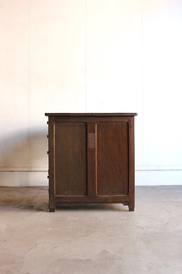 ケヤキ 片袖机 古道具 古家具 ケヤキ 片袖机 古道具 古家具