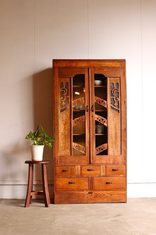 ガラス戸棚 | 全ての商品 - 古家具古道具 そうすけ