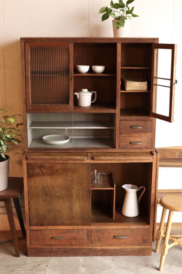 古食器棚　古家具 食器棚 | 全ての商品 - 古家具古道具 そうすけ