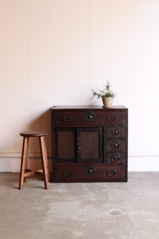 K*i様 古道具　帳場箪笥　民藝 帳場箪笥 | 全ての商品 - 古家具古道具 そうすけ