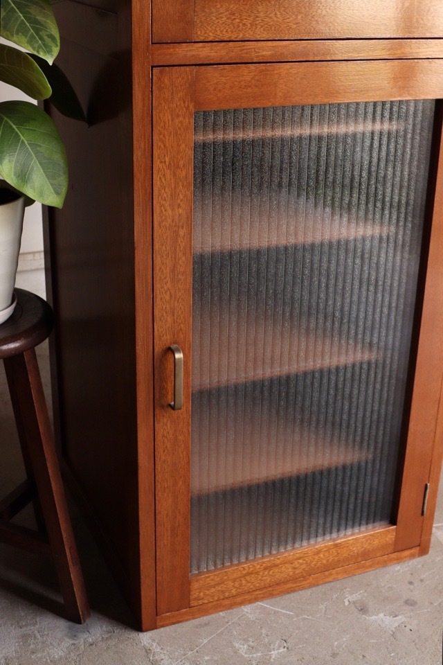 モールガラスの戸棚 | 全ての商品 - 古家具古道具 そうすけ