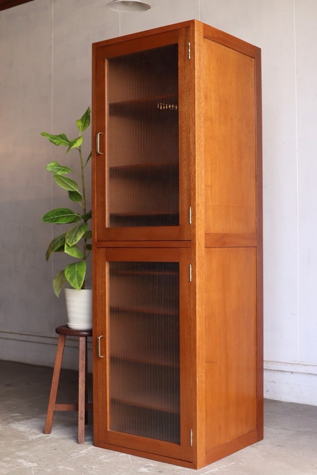 モールガラスの戸棚 | 全ての商品 - 古家具古道具 そうすけ